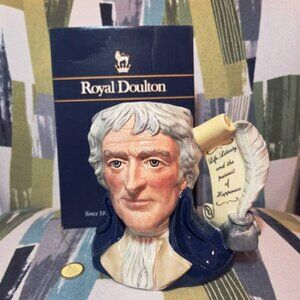 Royal Doulton Thomas Jefferson Character Toby Mug 1993 1424/2500 Mint Condition